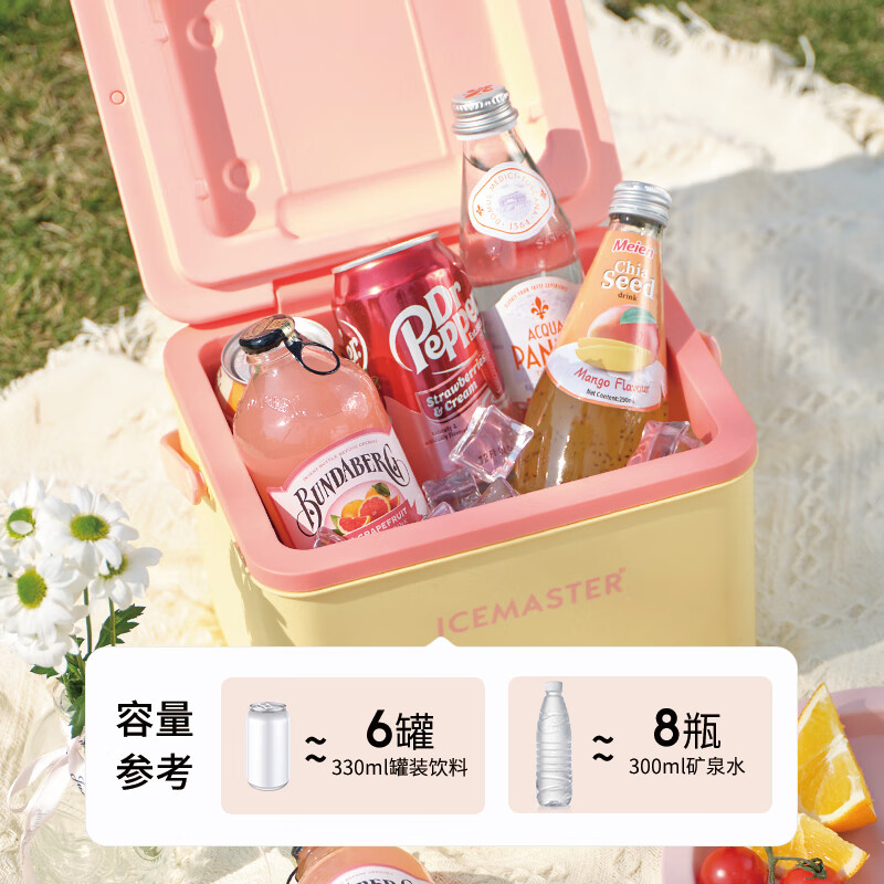 Ice Master ICEMASTER Outdoor Insulation Box Car Camping Food Insulation Box Breast Milk Fresh Breast Milk Portable Refrigerator Small Ice Bucket 5L