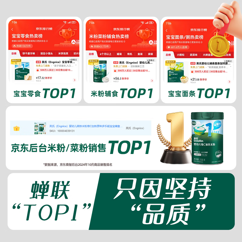 Ying's Infant Rice Noodles Tomato Beef Plus Zinc Nutritional Rice Noodles Baby Food Complementary Rice Porridge Level 3 258g 10 Months+