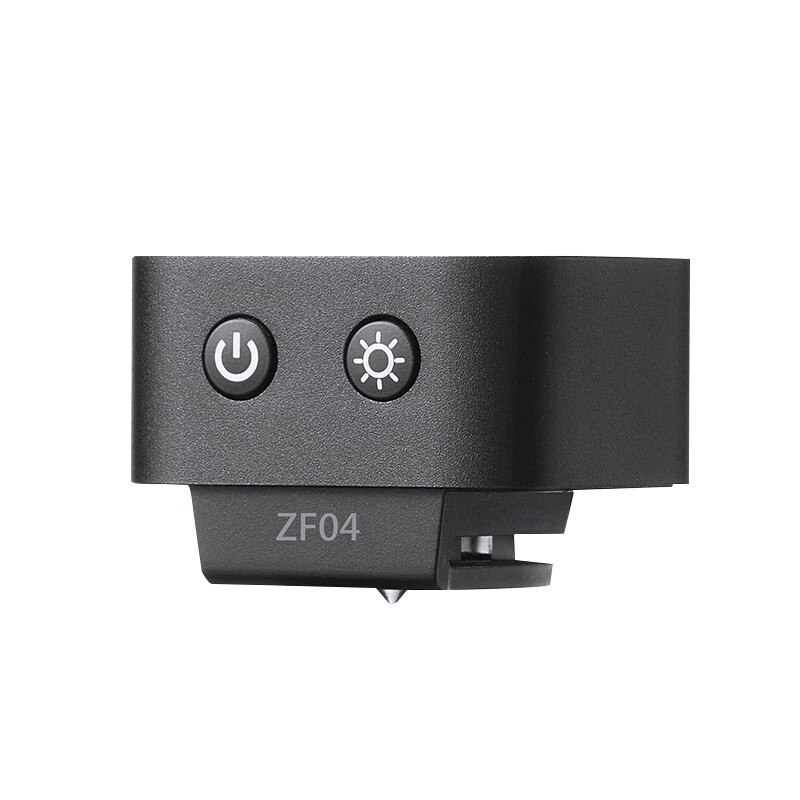 ZENIKO small flash ZF08 ZF04 mini flash universal hot shoe contact continuous shooting high brightness flash small and portable retro high-looking aluminum alloy shell flash ZF04 flash black model + soft box + hot shoe booster pad