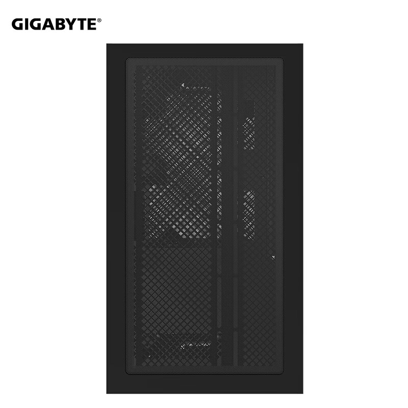 Quasi-new product GIGABYTE C201G panoramic upper and lower compartment chassis, blackened tempered glass side transparent, compatible with top 360/side 240 water cooling, quick-release dust filter, black M-ATX