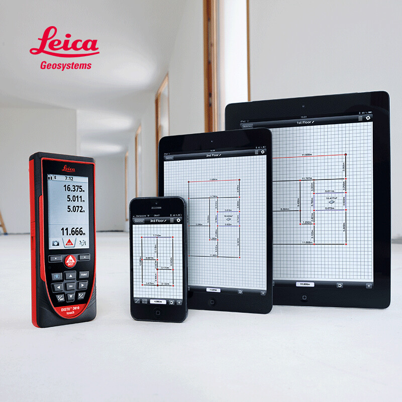 Leica D810 image laser rangefinder high-precision 250 meters outdoor infrared electronic ruler Leica handheld room measurement D810 standard version