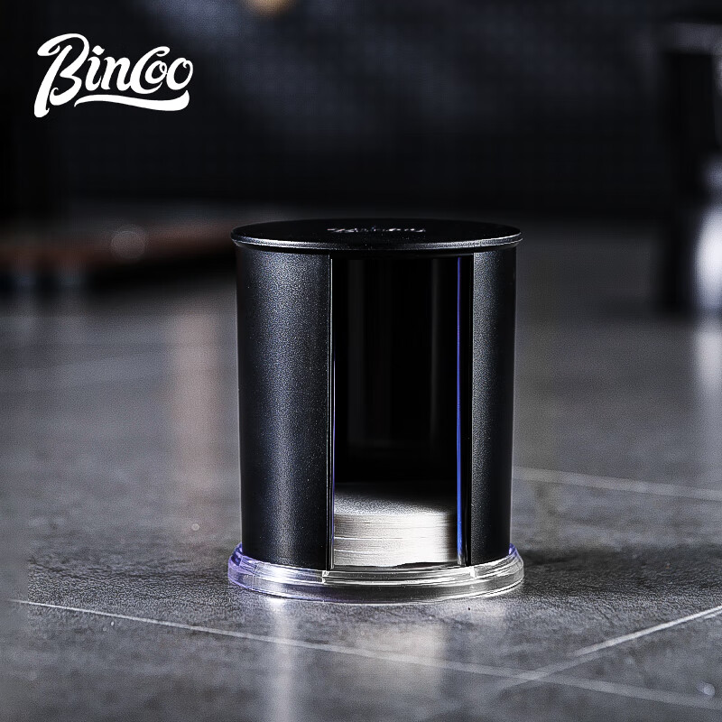 Bincoo Italian coffee filter paper storage box dust-proof filter paper box coffee machine handle round powder bowl filter paper universal