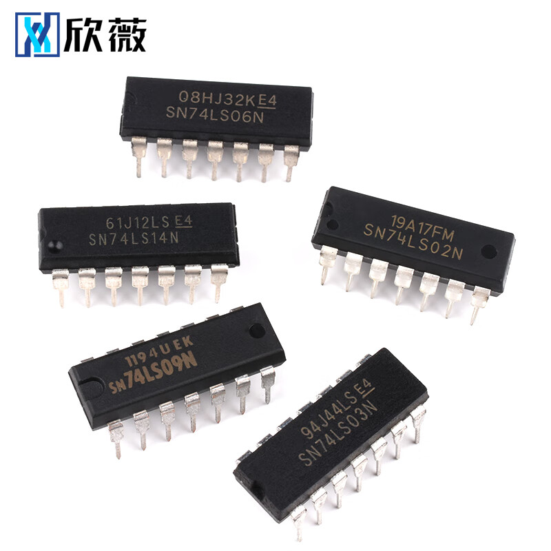 SN74HC00N/02/03/04/08N/09N/86N/74HC10/11N/14N IC plug-in SN74HC74DIP-14