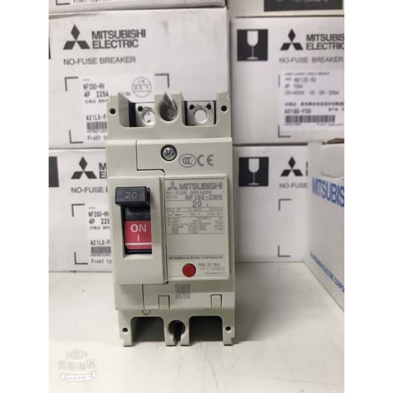 Mitsubishi MCCB plastic case circuit breaker NF63-CW CV 2p 3p 60504032A 32A 3P
