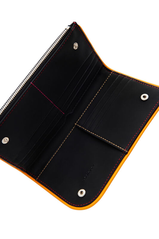 Desigual Women's Accessories PU Long Wallet, Black, Accessories PU Long Wallet Black 24SAYP25