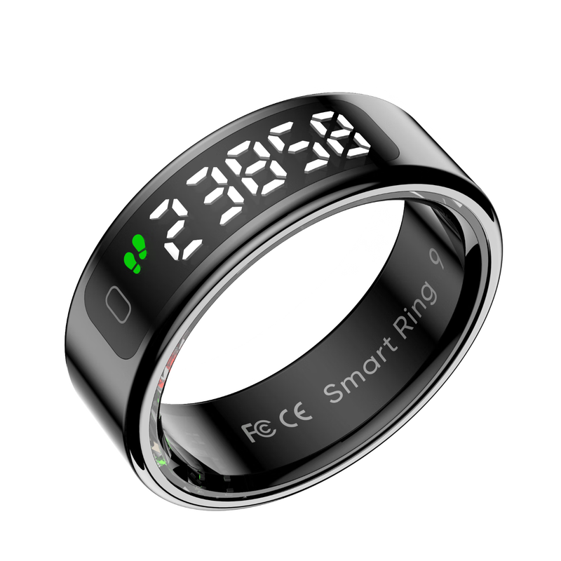 Vegeta 2025 new smart ring multi-function heart rate blood oxygen sleep health monitoring multi-sport mode recording step counting running smart ring rose gold heart rate blood oxygen/remote photography, etc. 10# inner diameter 20mm circumference 62.8mm
