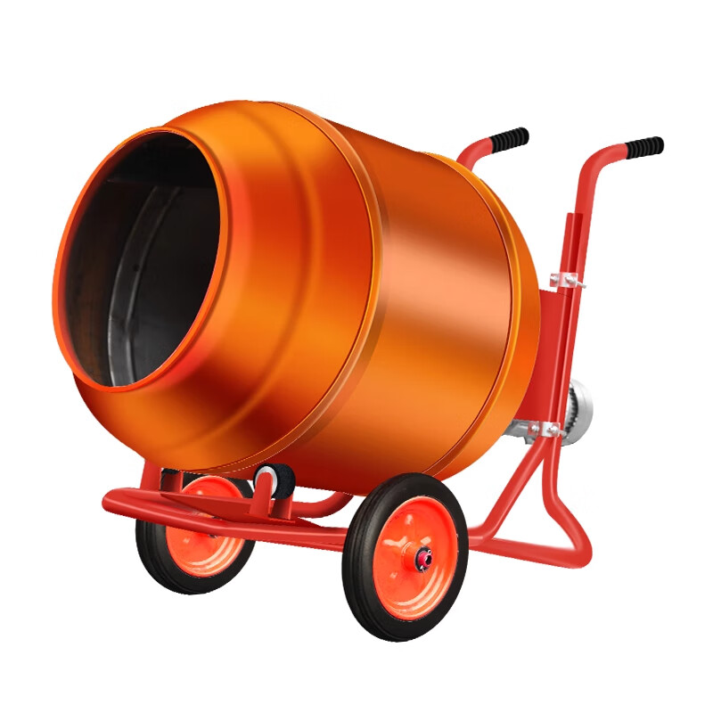 Electric mixer small household cement concrete mortar feed construction site ash drum type 220v mixer thickened 400 liters power 4000w forward and reverse