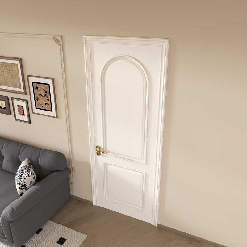 Wen Yijia whole house wooden door French room door set door solid wood painted door home bedroom interior door package installation Customized deposit upon request