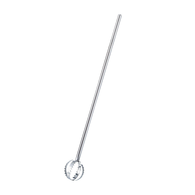 Frost Mountain stainless steel egg beater hand mixer kitchen long handle egg beater mace mixing head miso measuring spoon 304 stainless steel egg beater - length 21.5cm