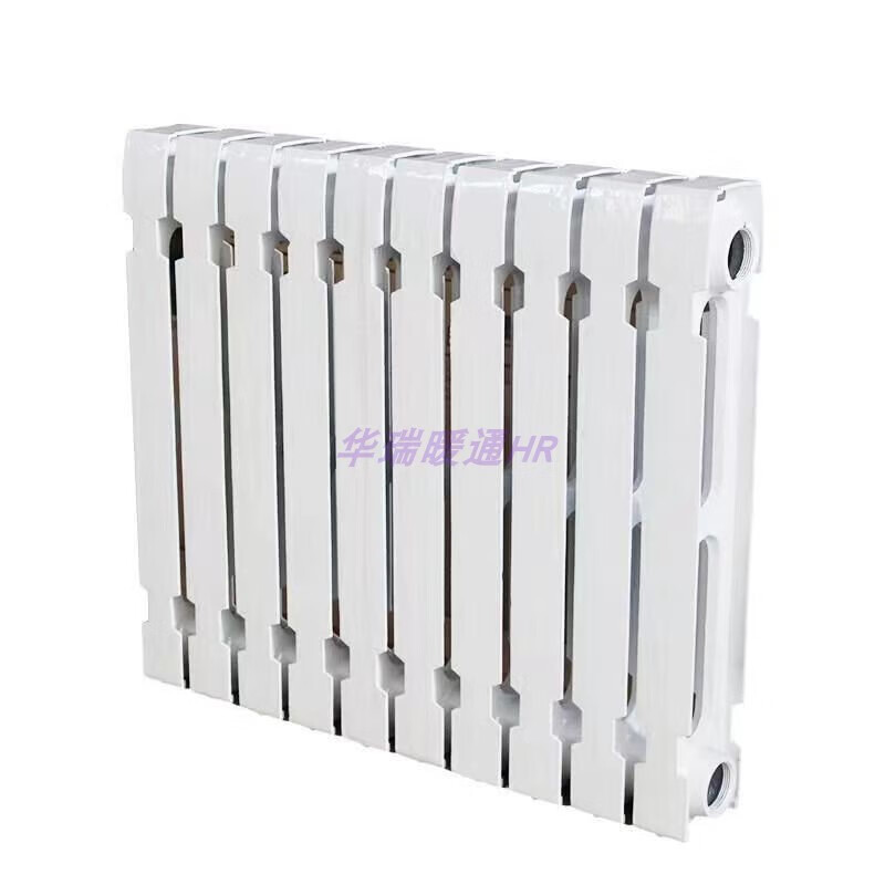 Cast iron radiator household water heating radiator surface-mounted new paint steam industrial radiator old cast iron center distance 60 cm 18 columns heat dissipation area 20 0mm