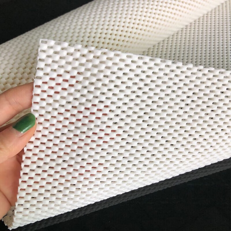 Floor mat thickened anti-slip mat carpet anti-slip silicone mat mattress tatami mat sofa fixed anti-slip mat mesh milky white 30 cm 40 cm environmentally friendly thickened sachet