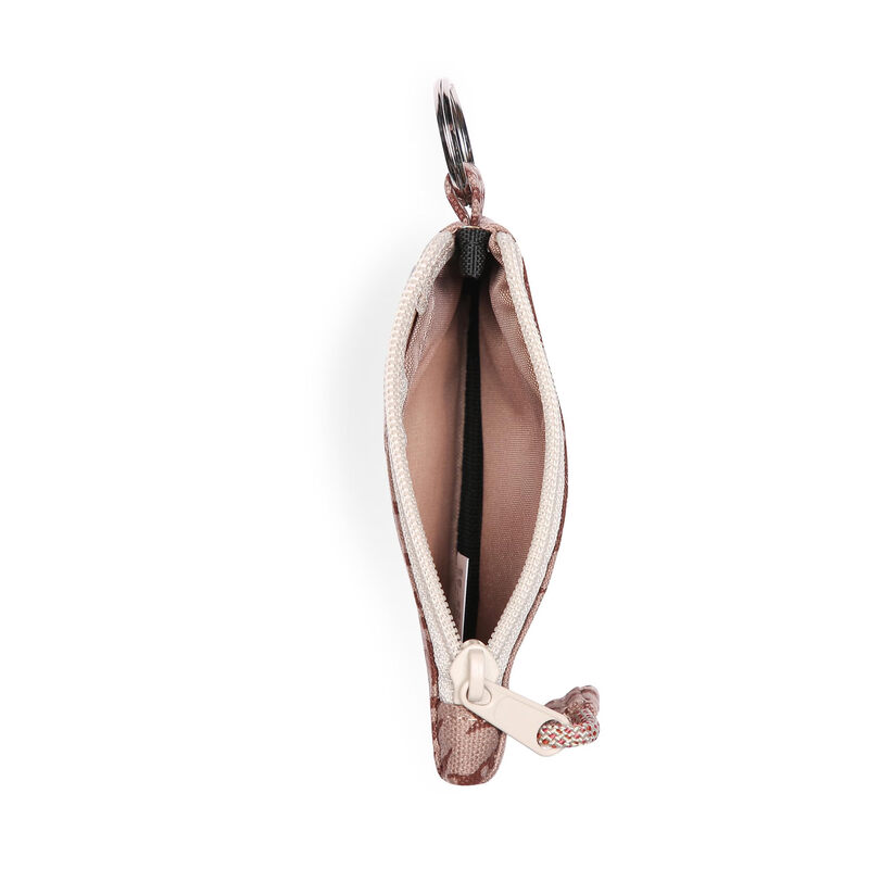 KAVU Cotton Canvas Zipper Wallet ID Window Design Multifunctional Card Holder Outdoor Sports Style Mod Moth One Size