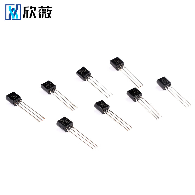 2N2222A 3904 4401 5551 2907A 3906 4403 5401 direct plug TO-92 2N4403 direct plug PNP type (50 pieces)