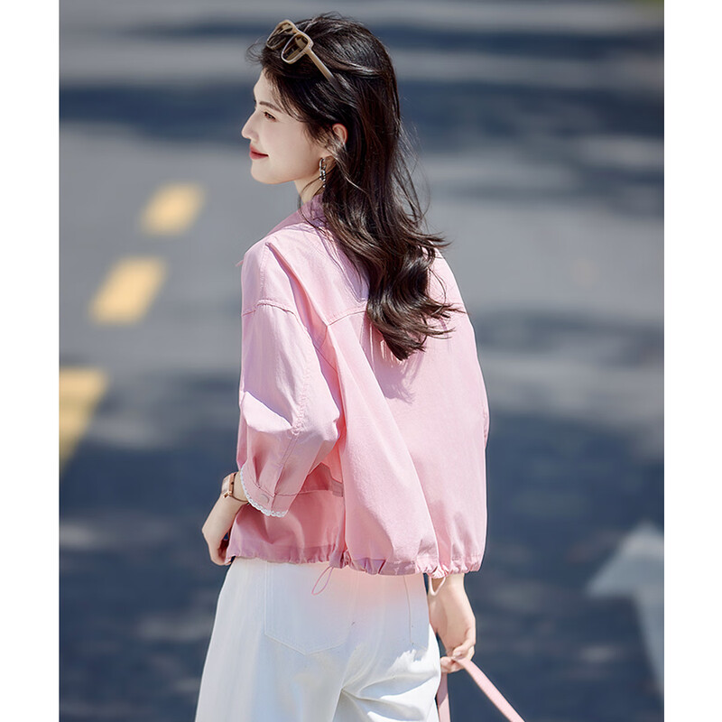 Shangjing Casual Jacket Women's 25th Early Autumn New Women's Commuting Versatile Lapel Fashion Thin and Comfortable Short Jacket Top