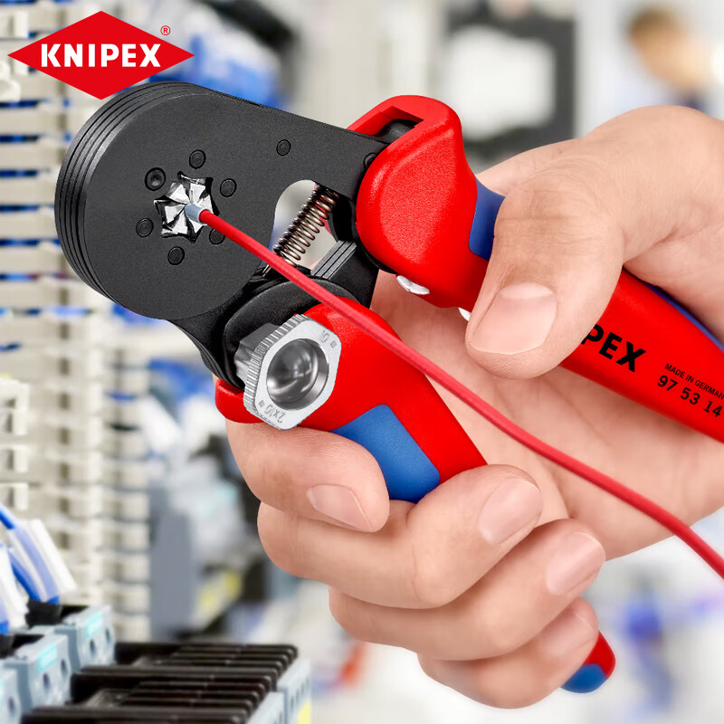 KNIPEX (KNIPEX) 97 53 14 self-adjusting crimping pliers casing terminals square and hexagonal crimping 975314/hexagonal crimping