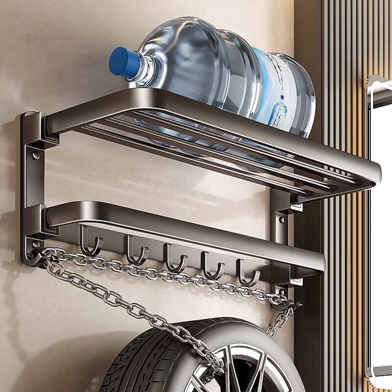 Ermo towel rack bathroom punch-free towel rack integrated hanger kit toilet bath room bathroom shelf storage rack