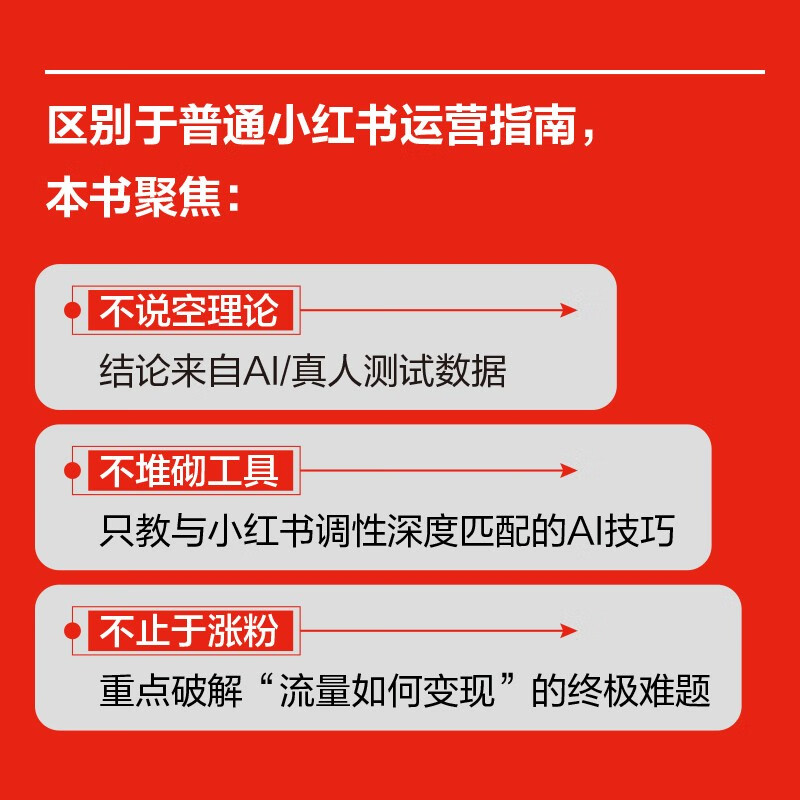 Free shipping Use AI to play with Xiaohongshu. Use KimiDS beanbags and other tools to create personal IP. Understand Xiaohongshu. Plant grass and sell goods. Copywriting, content, title creation, new media account operation methods and methods. Book produced by People's Post and Puhua.