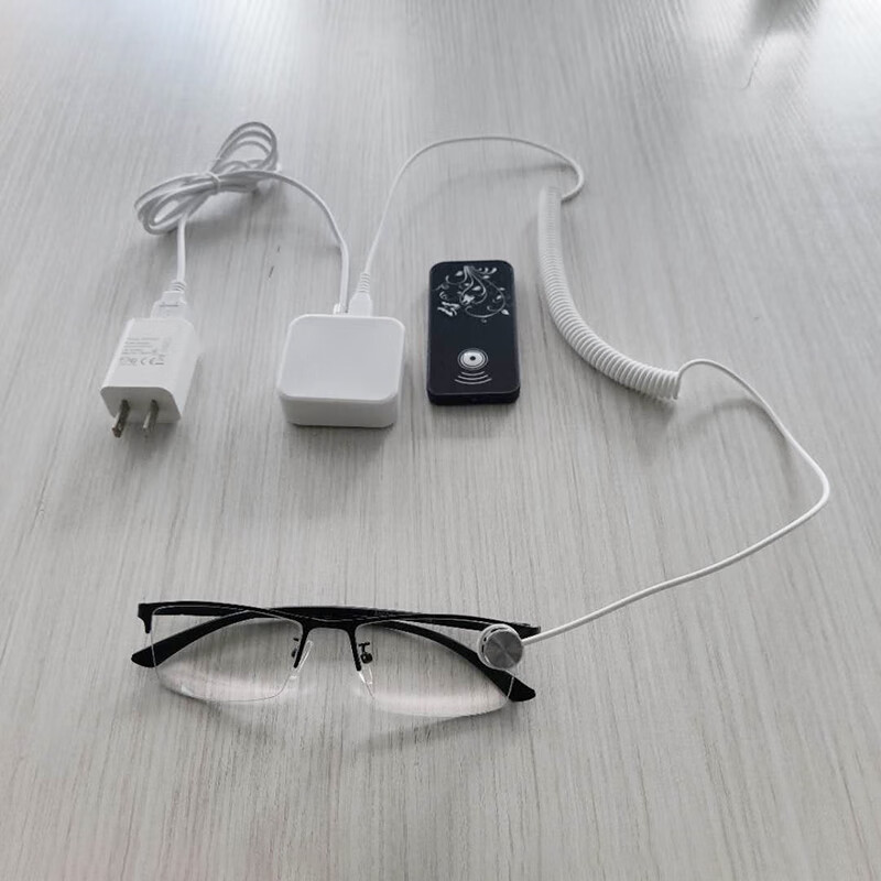 Zhitiao Smart VR Glasses Anti-Theft Chain AR Display MR Anti-Lost Rope Alarm Drone PICO4Ultar Electronic Game All-in-One Remote Control Drag Two with Anti-theft Device + Cable (Connection Style Remarks when Ordering)