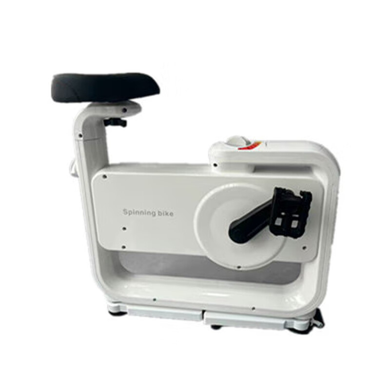 HKDA Intelligent Spinning Bike Light Commercial Magnetic Exercise Bike Sports Fitness Equipment Home Bicycle Installation-Free White Collar Noble Red