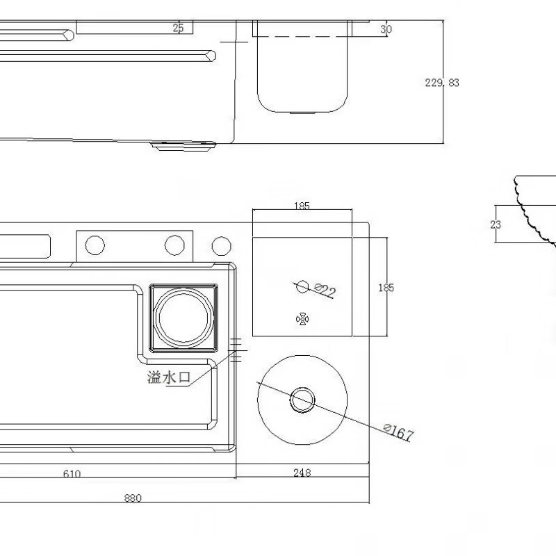 Ye Yu multifunctional sink kitchen large single basin 304 stainless steel single sink vegetable basin sink with integrated x40 8846 complete set/cup washer/soap dispenser/trash can