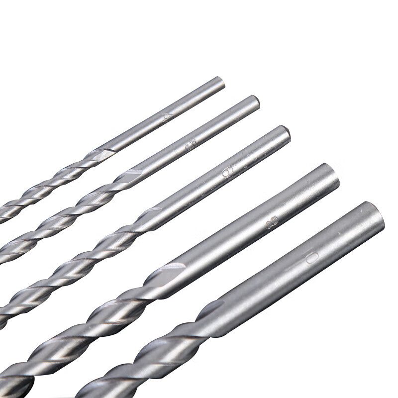 Wankebao (WORKPRO) electric drill household impact drill bit round handle impact masonry brick wall concrete drilling bit set 5 pieces