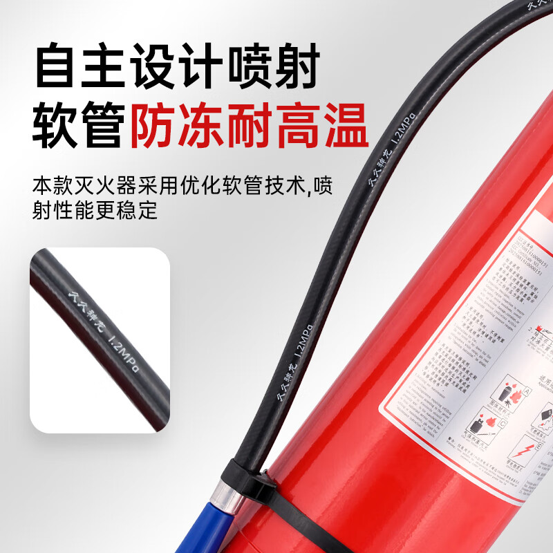 Shenlong's 25-year new national standard portable dry powder fire extinguisher 5kg for household and commercial use MF/ABCE5