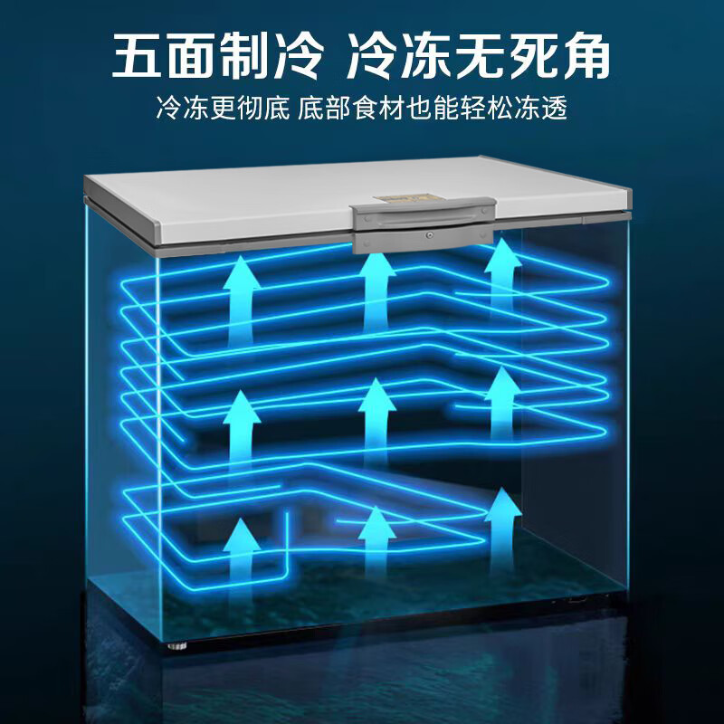 Haoyiyou ultra-low temperature freezer - 60 degrees household quick-frozen deep-freezing seafood freezer minus 80 degrees quick-frozen commercial salmon freezer minus 65 degrees 200 liters 950*750*900mm