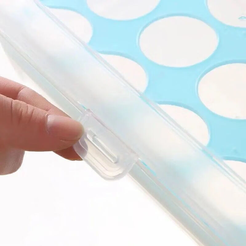 An Junsheng kitchen 60-compartment egg storage box for refrigerator egg crisper multi-layer egg box plastic egg tray egg crisper 14+1 compartment #1 piece/1 layer*