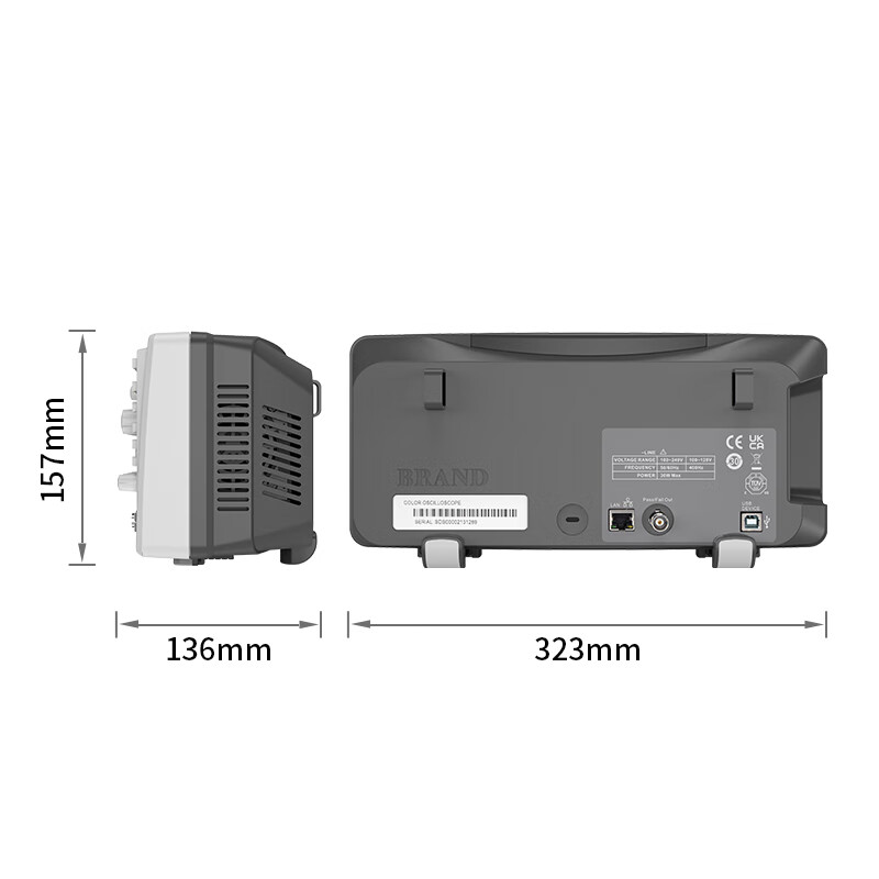 SIGLENT SDS1000A digital oscilloscope 50-150MHz analog bandwidth 2 analog channels 500M SDS1052A 50MHz
