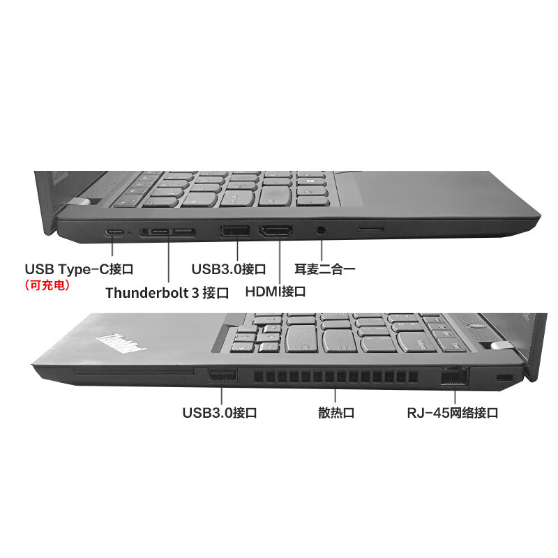 Lenovo Thinkpad (independent graphics) T480T490T14s thin and light portable business office game notebook 90% new second-hand laptop T490 i7-8 16+512G high-power business 95 new