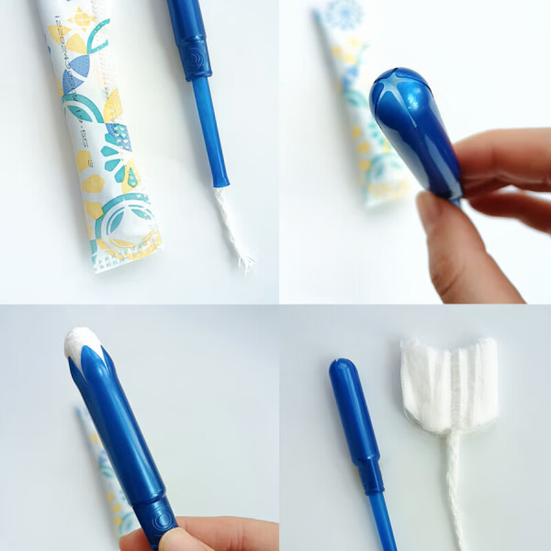 Dambis in stock Canadian Tampax Dambis tampons plastic catheter built-in 96 pieces ordinary extra large flow 96 pieces S large flow domestic spot