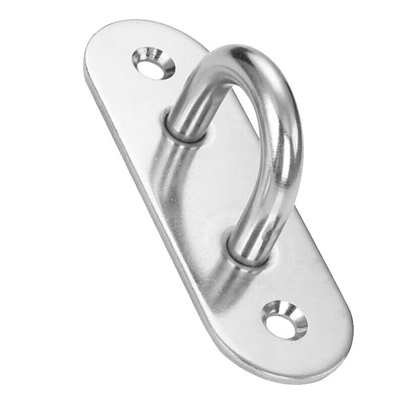 Masfor 304 stainless steel hook hook U-shaped fixed hook rope pull ring ring hook M6 oval