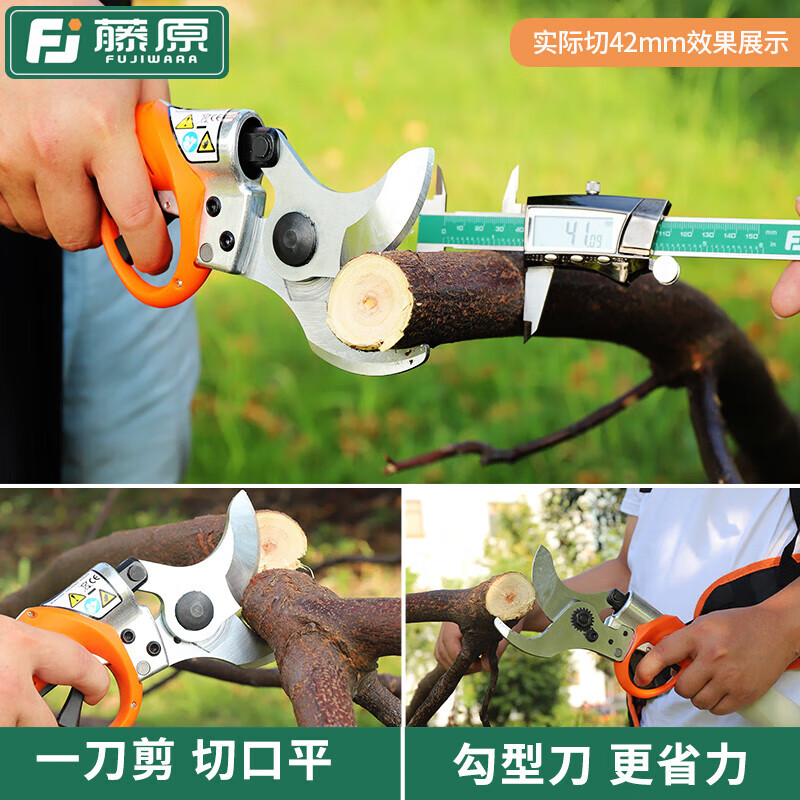 Initial conception (CHUGOUXIANG) Li Zaozhang electric thick branch shears gardening pruning shears labor-saving garden fruit tree branch scissors lithium battery charging DJ30S
