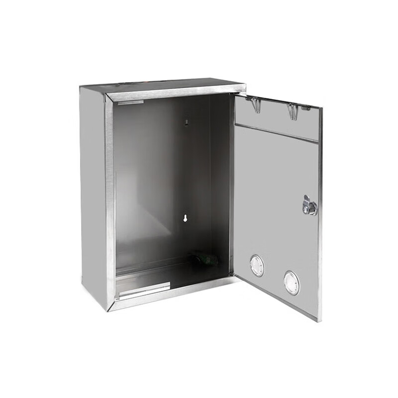 Hasdick HK-578 thickened stainless steel suggestion box waterproof complaint and suggestion box mailbox wall-mounted anti-crime report box creative large 2 holes