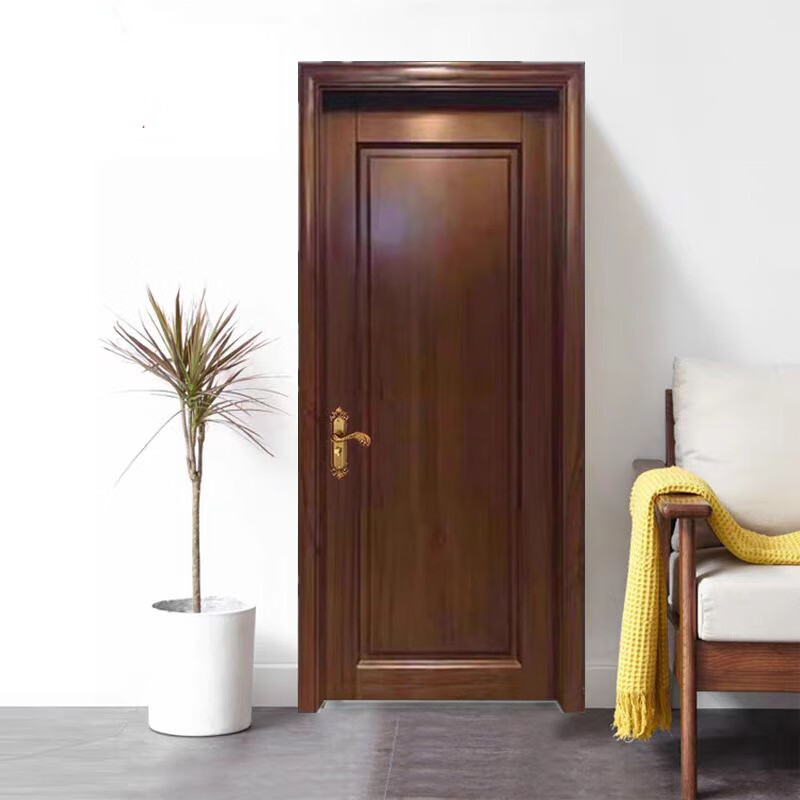 Thai oak door bedroom door painted door sliding door room door interior door solid wood door walnut log door custom rubber wood solid wood painted door 1