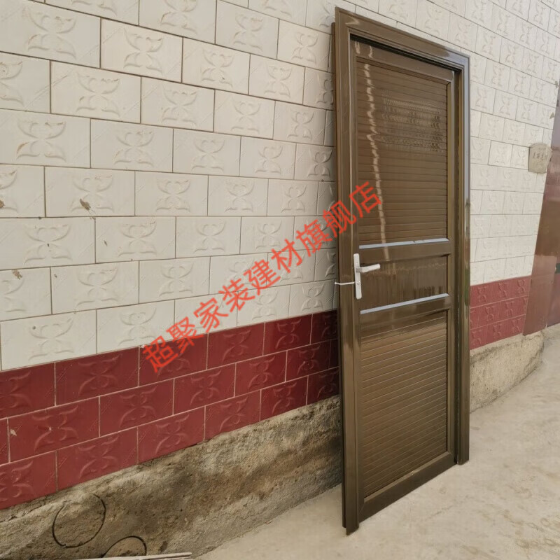 Meikejie champagne color thickened all-aluminum alloy indoor full-buckle aluminum alloy door single door aluminum alloy door full set all-aluminum outer left side opening private customization