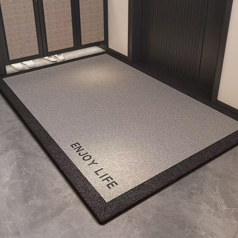 Foyer floor mat, high-end simple entrance door, dirt-resistant and dust-repellent, entrance door mat, thickened entrance mat, non-slip door mat, enjoy life 120cM*160Cm, easy to care for