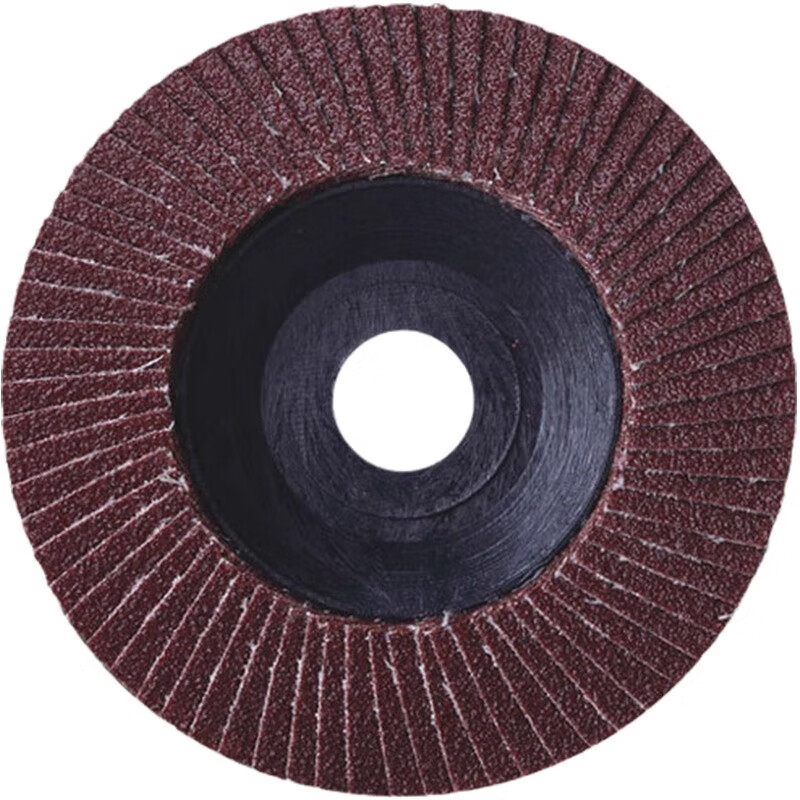 Dongcheng Bai impeller grinding disc louver blade thickened angle grinder polishing disc 100 thousand impeller white impeller polishing grinding wheel 1 piece plastic cover calcined corundum louver 80# 100*16*72