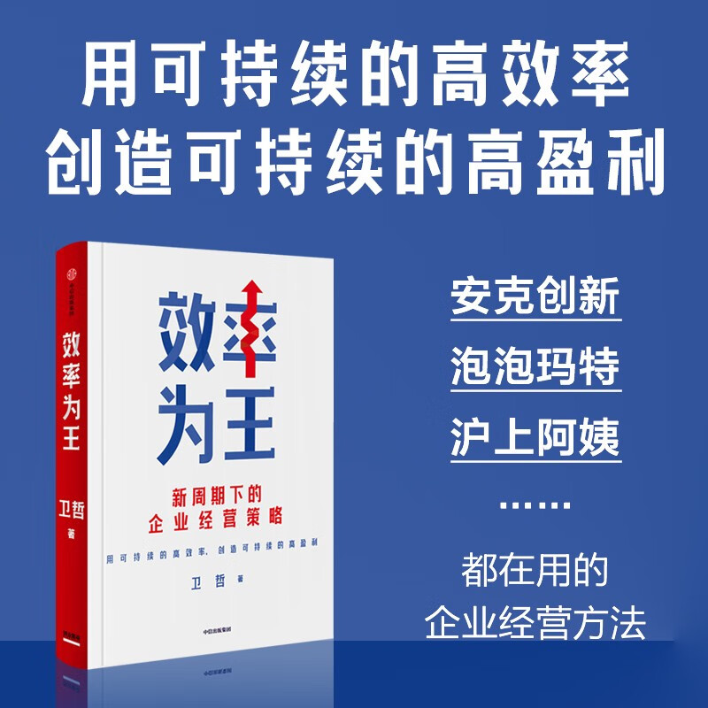 Efficiency is King Business Strategy in the New Cycle Written by Wei Zhe Cash is King Profit is King Stock Era Business Management Business Operation Wei Zhe, former CEO of Alibaba and founder of Jiayu Fund