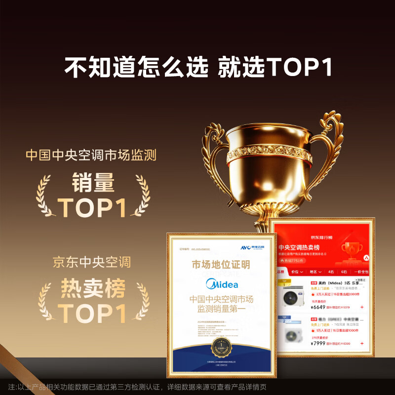 Midea central air conditioner, one-to-one large duct machine, 3p household air conditioner, cool and energy-saving, new product launched, first-class variable frequency heating and cooling, guest restaurant, Midea official authorized store, cool and energy-saving, large 3 horsepower, first-class energy efficiency applicable, 42 square meters, quality model