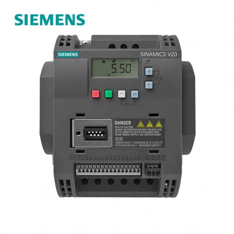 Siemens V20 inverter three-phase 0.37/0.55/0.75/1.5/2.2/3/15KW new 380V 6SL3210-5BE27-5UV0380V7