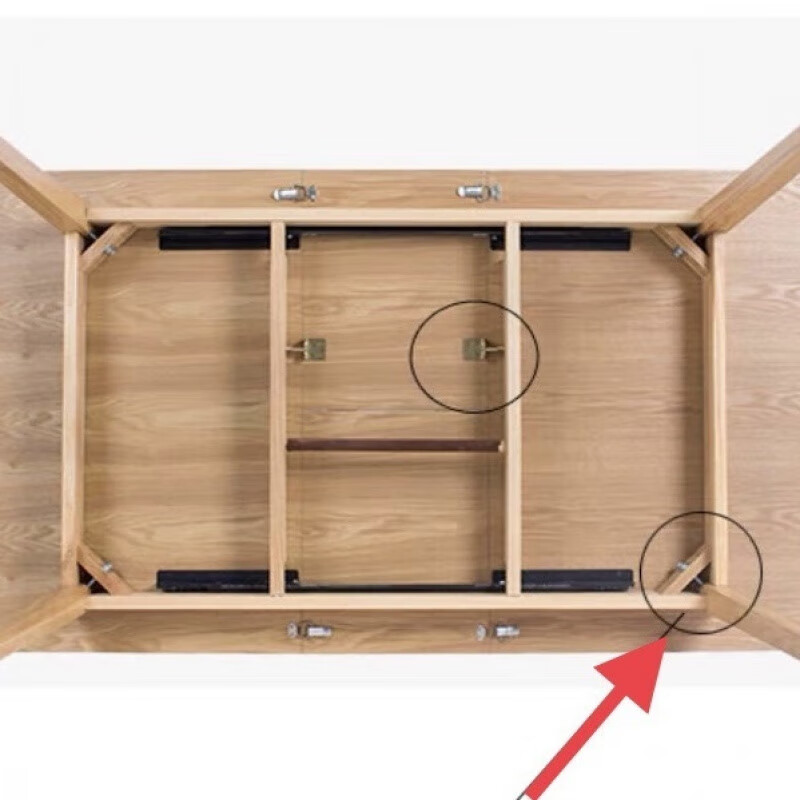 Ye Yu dining table leg screw nut fixing bolt household dining table screw nut set gasket outer six 2 sets 8 mm thick 6 cm long