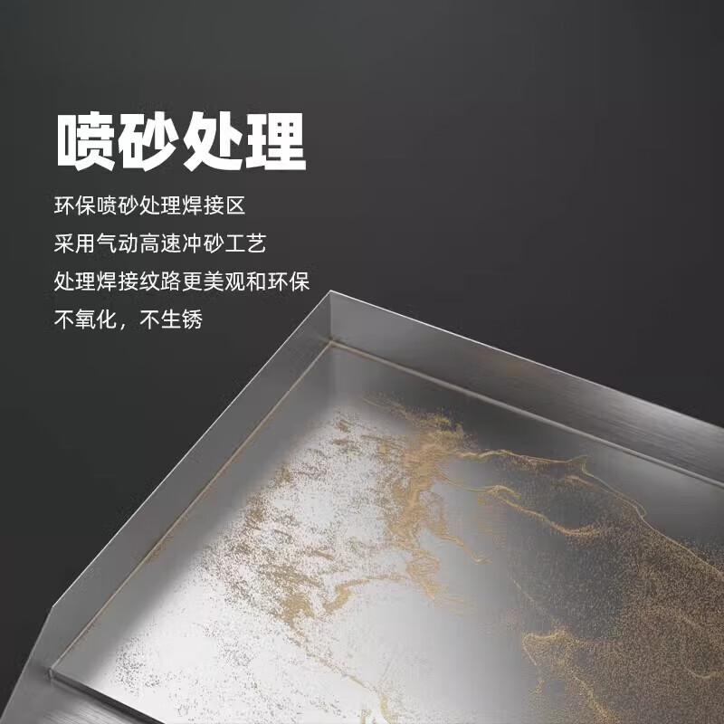 GUYN Mirror Electric Griddle Commercial Teppanyaki Teppanyaki Squid Grilled Cold Noodles Fried Rice Hamburger Fried Steak Hand Pancake Machine EG-900 (Three Temperature + Fine Iron Plate Thickness 16mm)