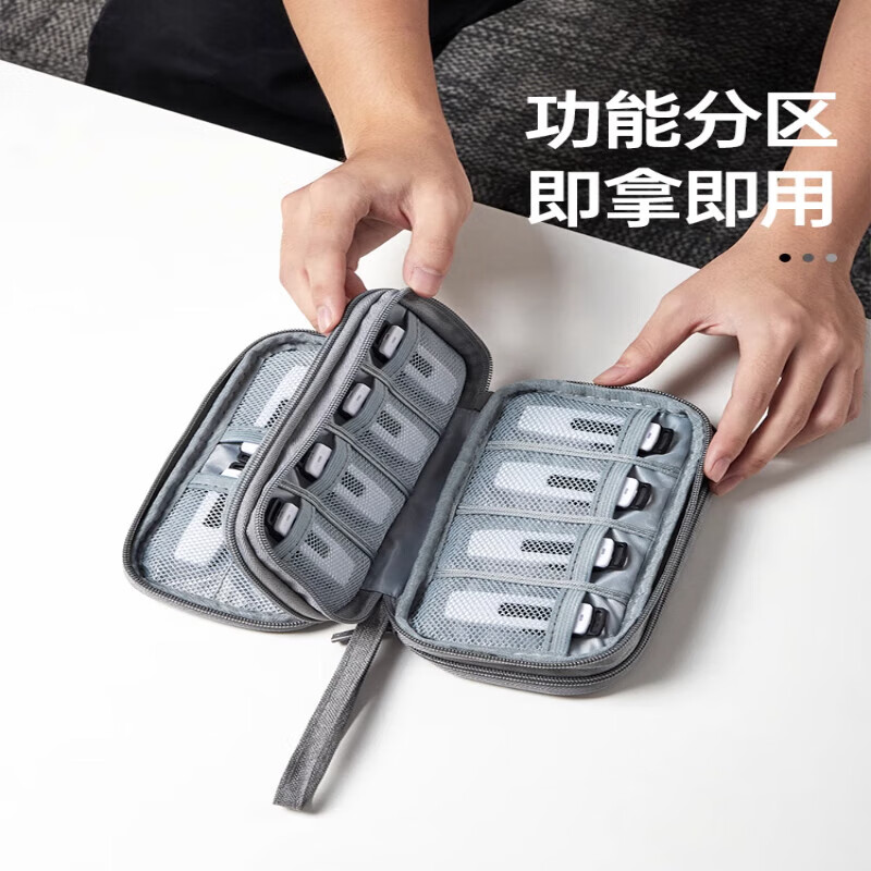 Wenzhi u shield storage bag company financial online banking shield business trip portable box cipher tax ukey organizing K treasure storage bag three layers\20 grid main picture style