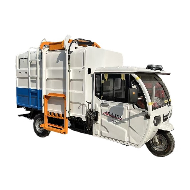 Electric four-wheeled garbage truck, residential property transfer garbage truck, six-wheeled bucket-type garbage truck, small garbage removal truck, customized deposit, pay the balance before delivery