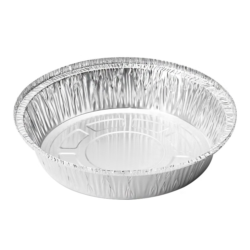 Amai Food Grade Disposable Aluminum Foil Plate 10 Pack Air Fryer Special Tinfoil Plate BBQ AM2194