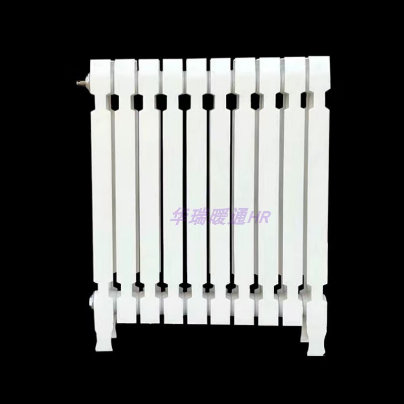Cast iron radiator household water heating radiator surface-mounted new paint steam industrial radiator old cast iron center distance 60 cm 18 columns heat dissipation area 20 0mm