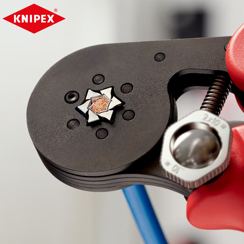 KNIPEX (KNIPEX) 97 53 14 self-adjusting crimping pliers casing terminals square and hexagonal crimping 975314/hexagonal crimping