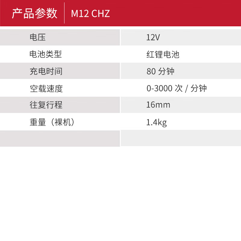 Miwaki rechargeable saber saw reciprocating saw lithium electric woodworking saw small outdoor logging M12 CHZ-401B