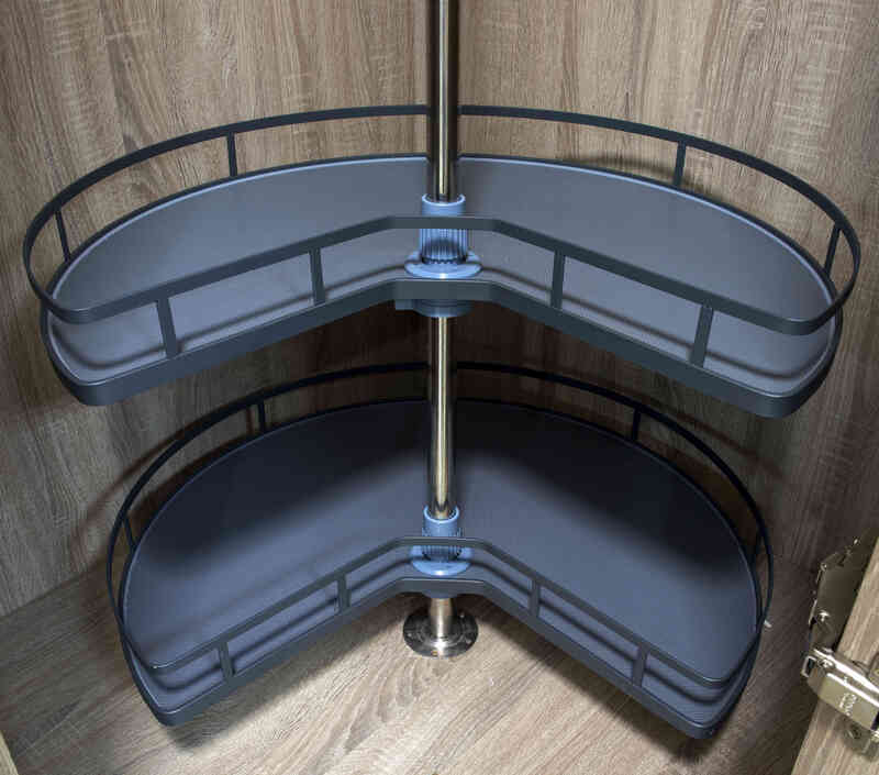 Kezitu cabinet corner basket 270 degrees 360 degree turntable basket floor cabinet corner basket plate type basket 270 degrees diameter 710